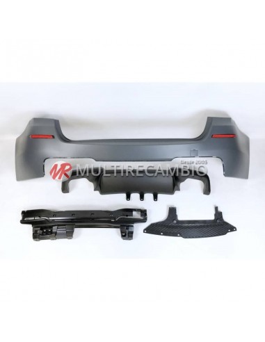 PARAGOLPES TRASERO BMW F11 10-16 LOOK M PERFORMANCE DOBLE SALIDA ABS