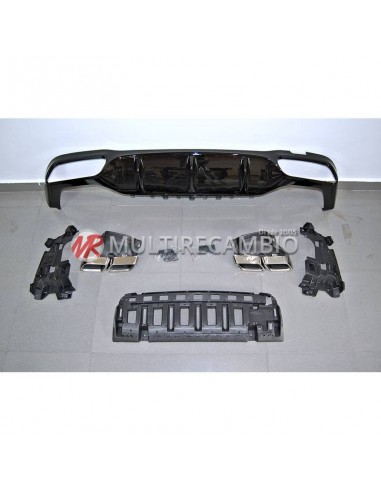 DIFUSOR TRASERO MERCEDES W213 4 PUERTAS LOOK AMG E63 ABS