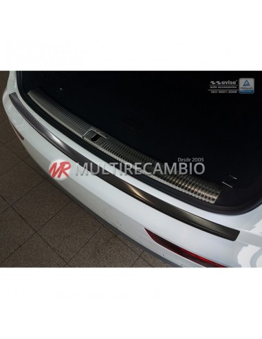 PROTECTOR O EMBELLECEDOR DE MALETERO TRASERO FABRICADO EN ACERO INOXIDABLE PARA AUDI Q5 2017- ACABADO EN NEGRO