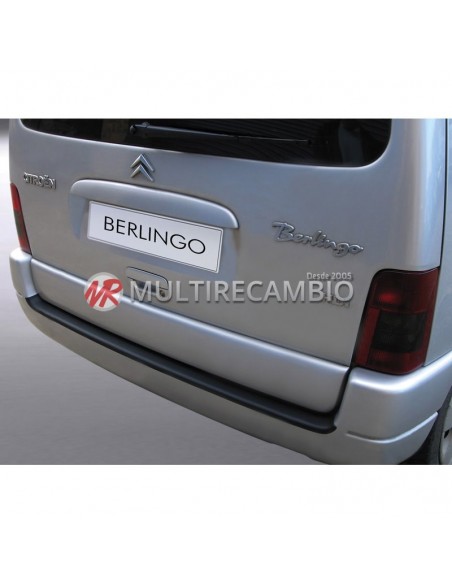 PROTECTOR O EMBELLECEDOR DE MALETERO TRASERO FABRICADO EN PLASTICO ABS PARA  CITROEN BERLINGO 1996-2008 ACABADO EN NEGRO