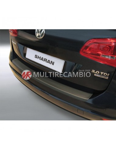 Protector de umbral de carga VW Tiguan plástico ABS negro - AM Shop