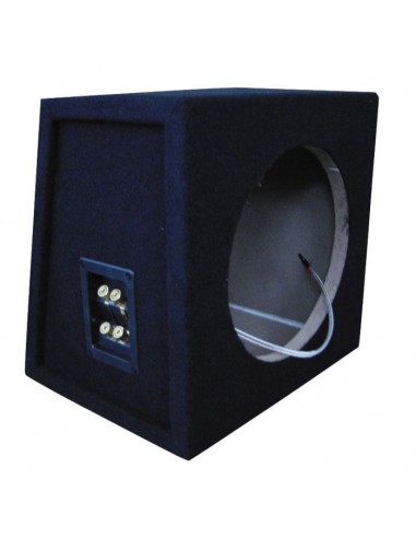 Caja MDF Subwoofer 12 '' 2x conexión (22,4 / 29,9x40x38,1cm)