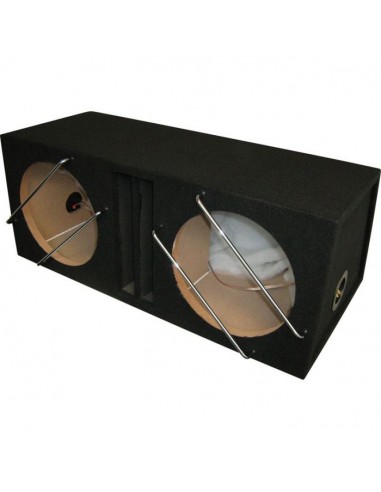 Caja subwoofer MDF Lock Port 12 '' / 30cm Doble (34 / 47x88x36) 2x42 Litros