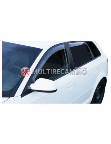 DERIVABRISAS O DEFLECTORES  MARCA CLIMAIR PARA AUDI A3 8V SPORTBACK 2013- PUERTAS TRASERAS ACABADO AHUMADO