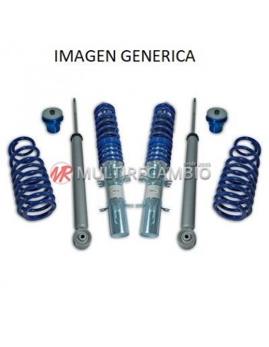 KIT DE MUELLES REGULABLES EN ALTURA BONRATH PARA VOLKSWAGEN TRANSPORTER T5 2.0-3.2 2003-2015 & T6 2.0TSI/2.0TDI 2015-