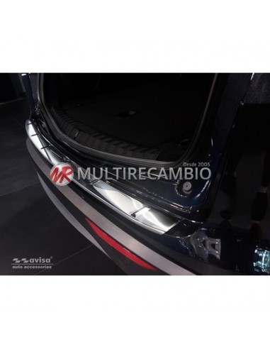PROTECTOR O EMBELLECEDOR DE MALETERO TRASERO FABRICADO EN ACERO INOXIDABLE PARA BMW X1 F48 2015- ACABADO EN PLATA