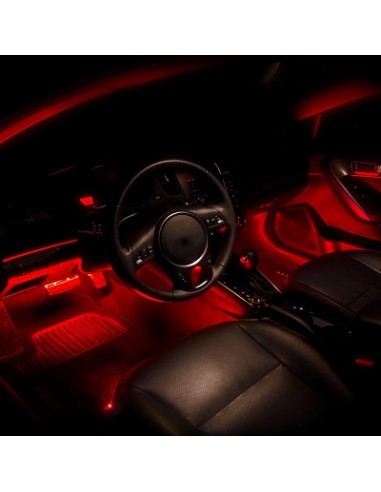 Ambiente LED bluetooth color rojo