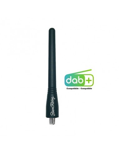 Antena Evo Rubber 10,5 cm goma negra