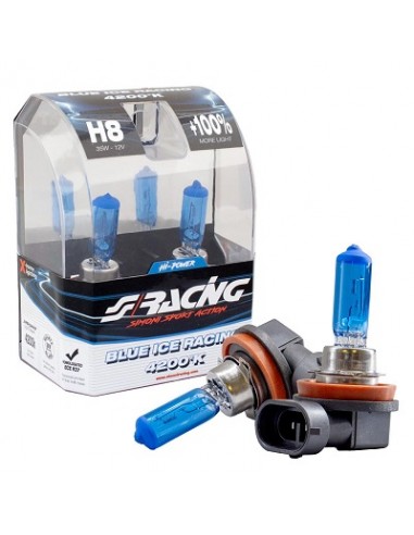 Halógeno H8 Blue Ice Racing