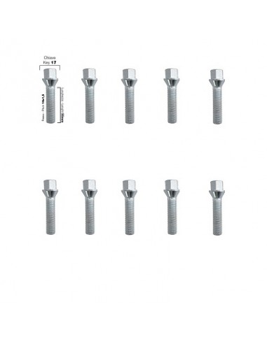 10 tornillos cap.17 141,5 l.50mm