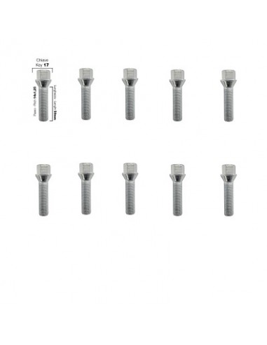 10 tornillos cap.17 14x1,25 l.50mm