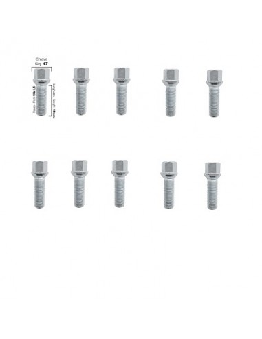 10 tornillos ch.17 14x1,5 l.40mm...