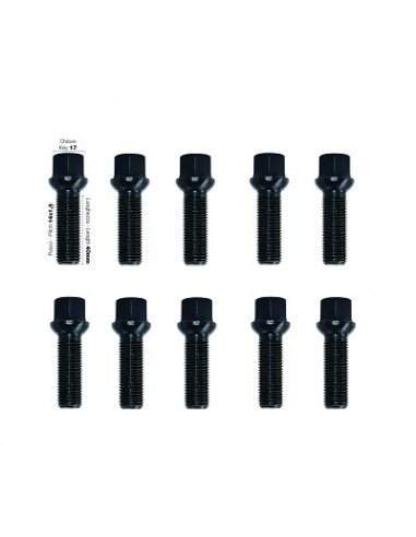 10 tornillos negros cap.17 14x1,5...