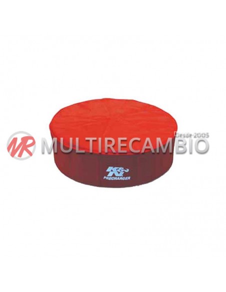 Cubierta de nylon K&N ovalada medidas 114mm x 178mm rojo (22-2000PR)